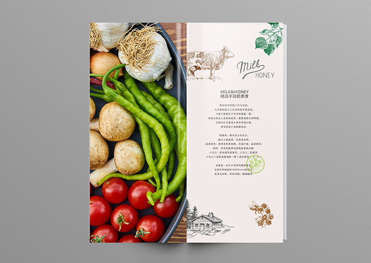 深圳MILK&HONEY餐飲菜譜設計-1